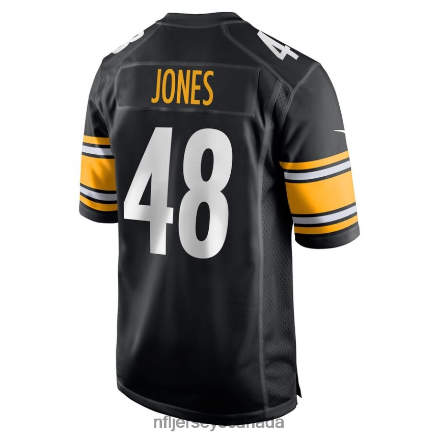 Men Pittsburgh Steelers Jamir Jones Nike Black Team Game Player Jersey Clothing NFL TBXFR65887