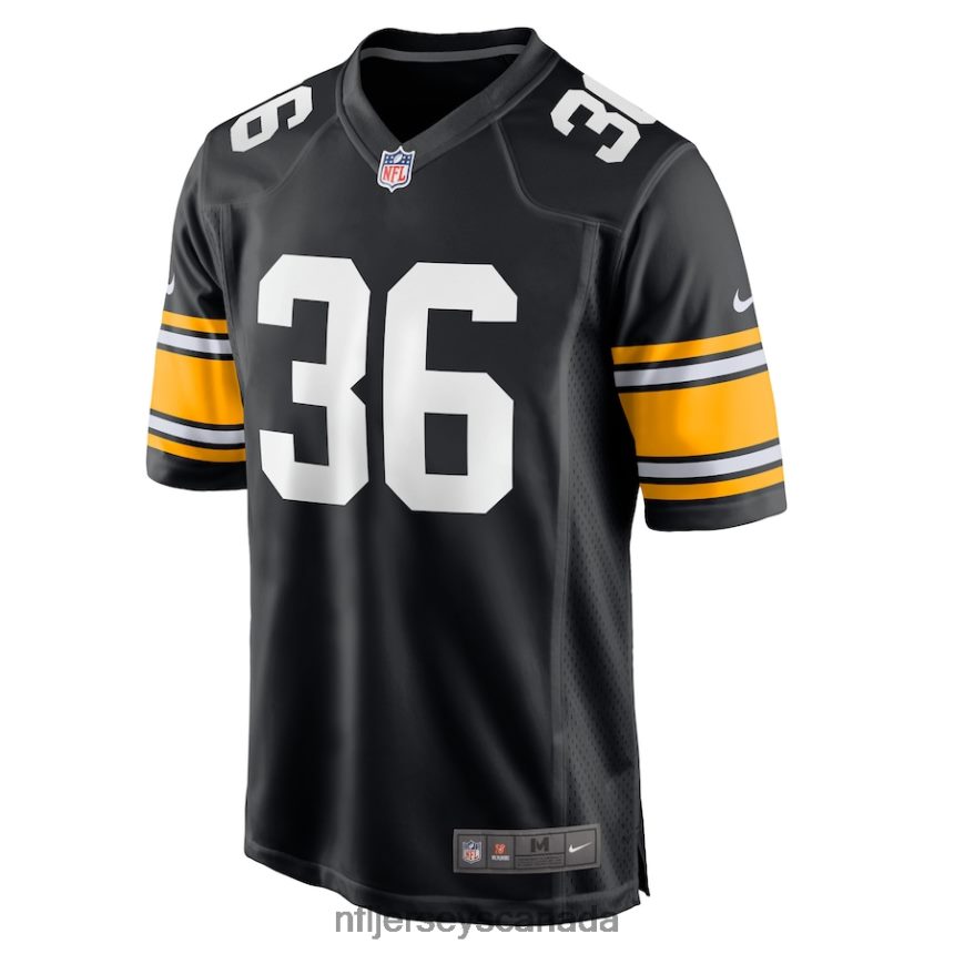 Men Pittsburgh Steelers Jerome Bettis Nike Black Retired Player Jersey Clothing NFL TBXFR6420