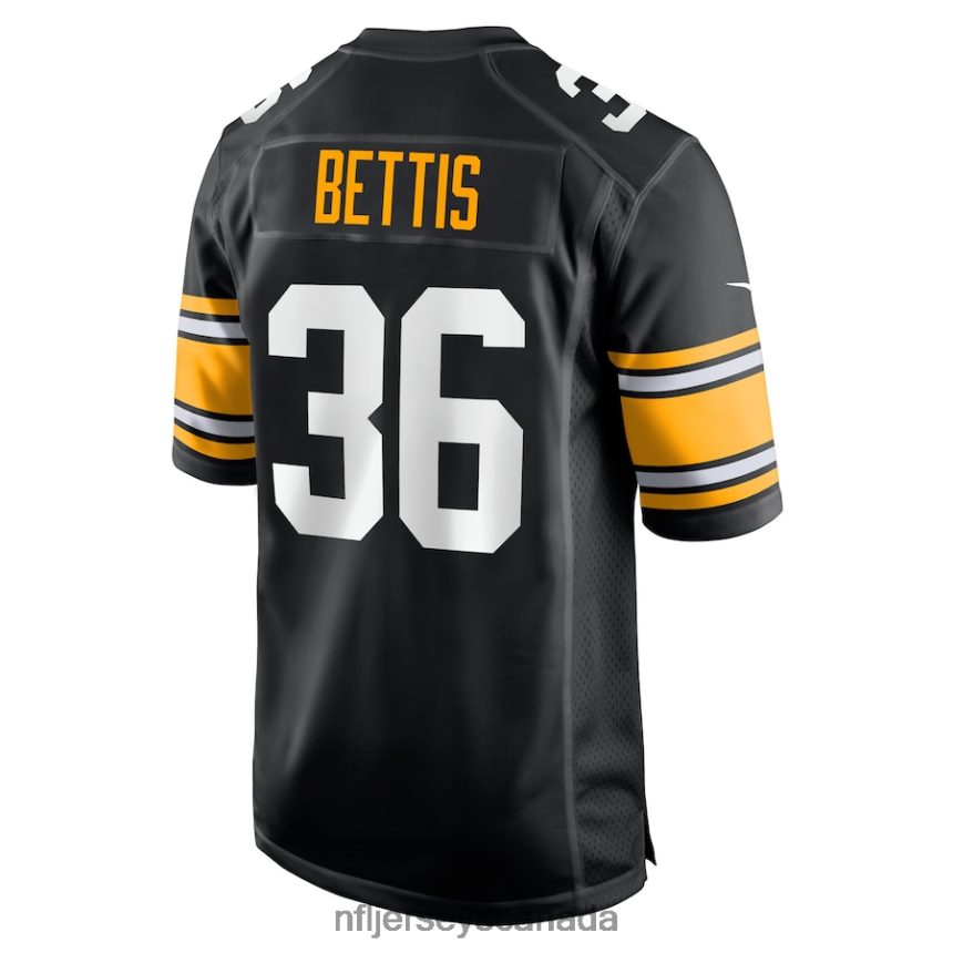 Men Pittsburgh Steelers Jerome Bettis Nike Black Retired Player Jersey Clothing NFL TBXFR6420