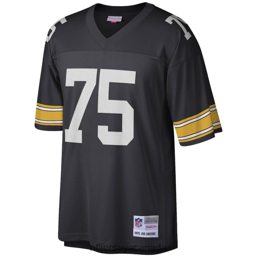 Men Pittsburgh Steelers Joe Greene Mitchell  Ness Black Legacy Replica Jersey Clothing NFL TBXFR62377