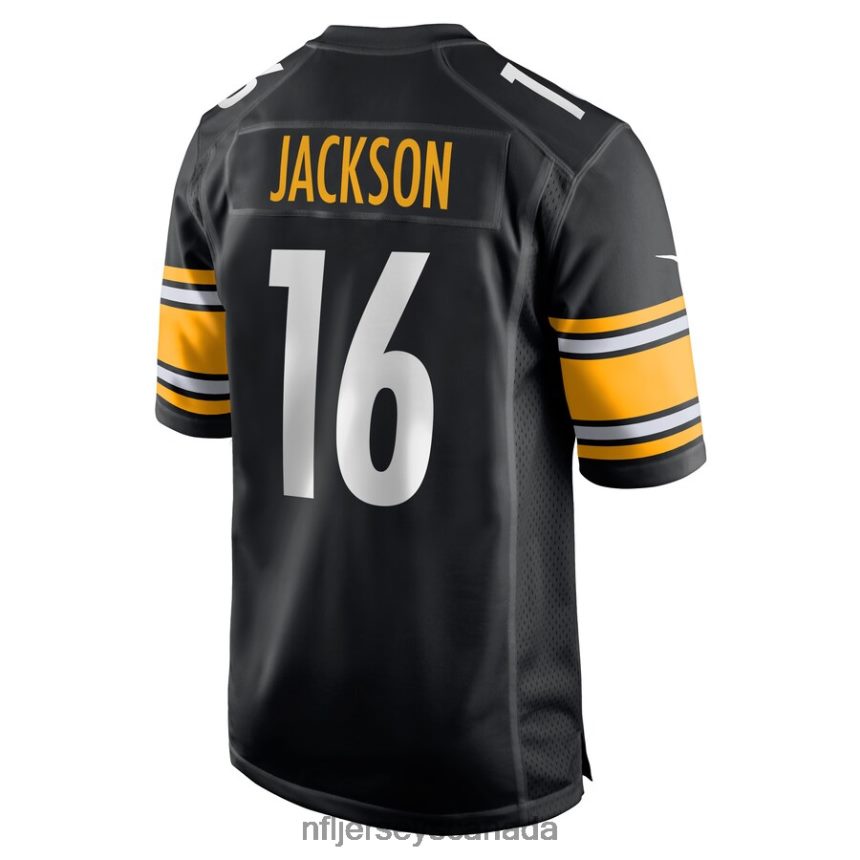 Men Pittsburgh Steelers Josh Jackson Nike Black Game Player Jersey Clothing NFL TBXFR66699