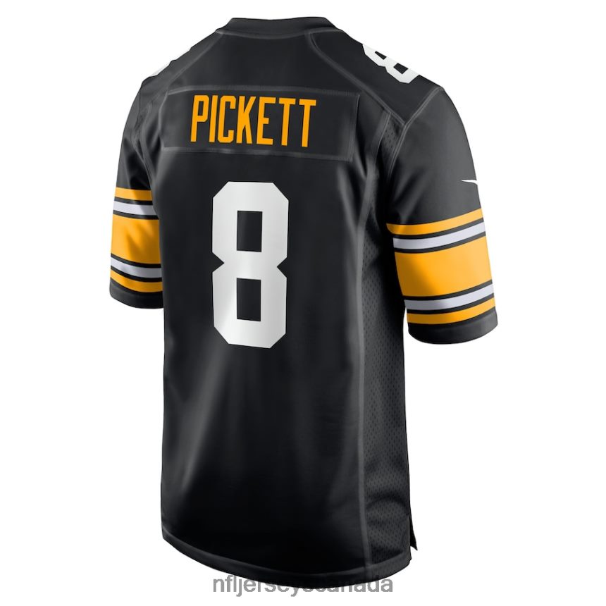Men Pittsburgh Steelers Kenny Pickett Nike Black Player Alternate Game Jersey Clothing NFL TBXFR6175