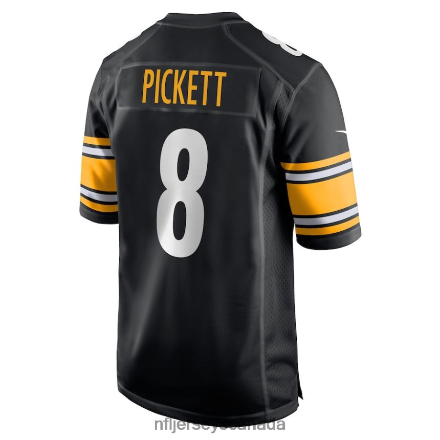 Men Pittsburgh Steelers Kenny Pickett Nike Black Player Game Jersey Clothing NFL TBXFR640
