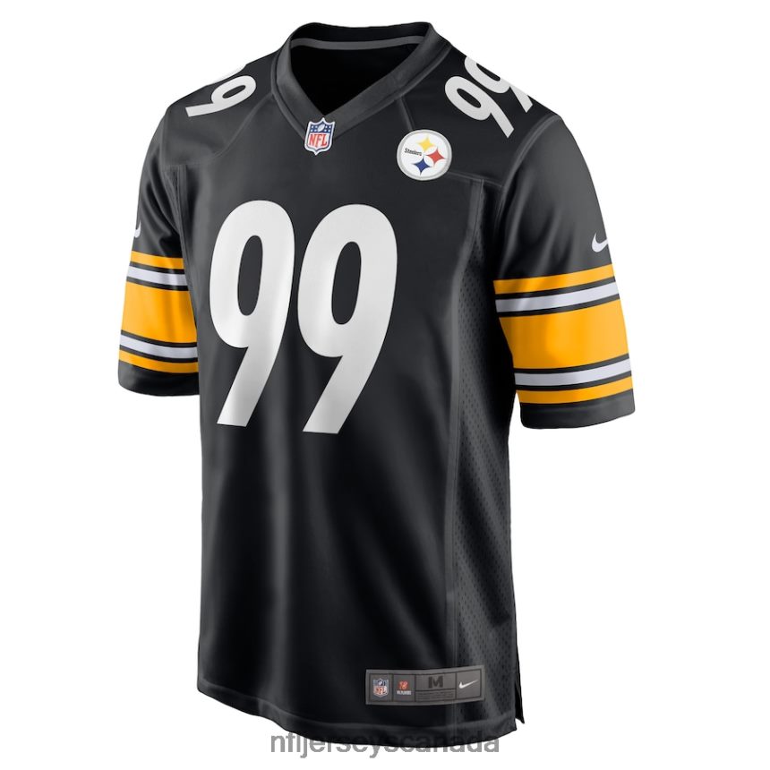 Men Pittsburgh Steelers Larry Ogunjobi Nike Black Game Player Jersey Clothing NFL TBXFR64546