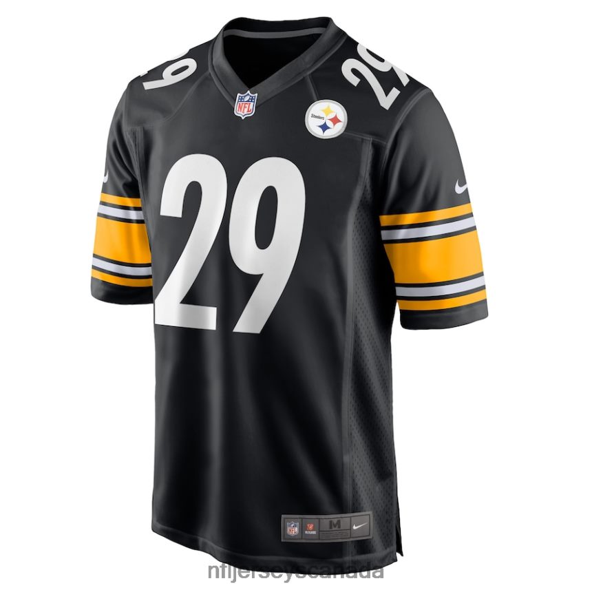 Men Pittsburgh Steelers Levi Wallace Nike Black Game Player Jersey Clothing NFL TBXFR63645