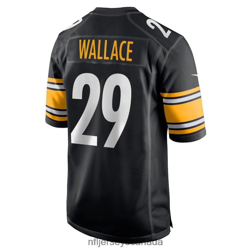 Men Pittsburgh Steelers Levi Wallace Nike Black Game Player Jersey Clothing NFL TBXFR63645