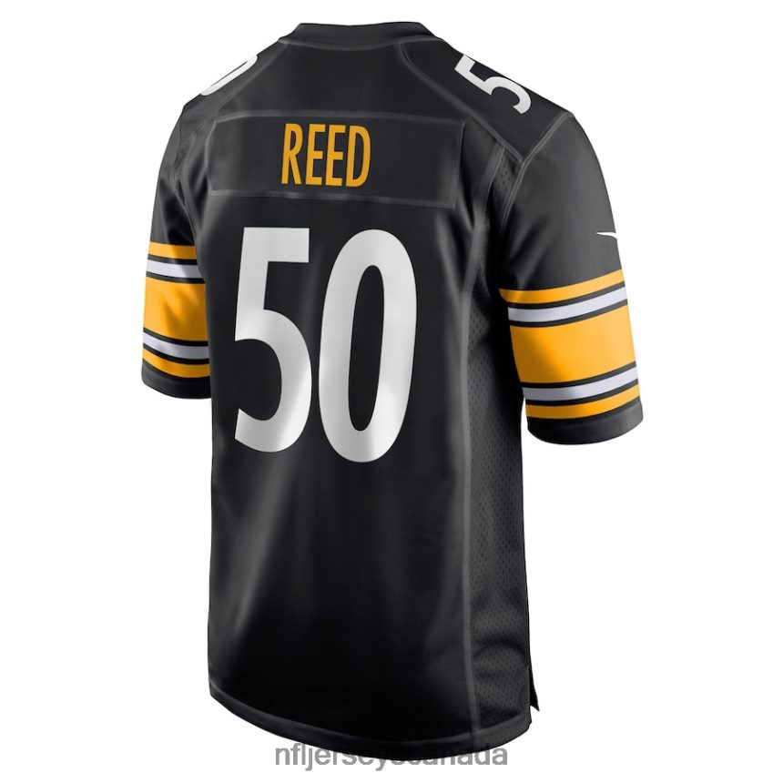 Men Pittsburgh Steelers Malik Reed Nike Black Game Player Jersey Clothing NFL TBXFR64739
