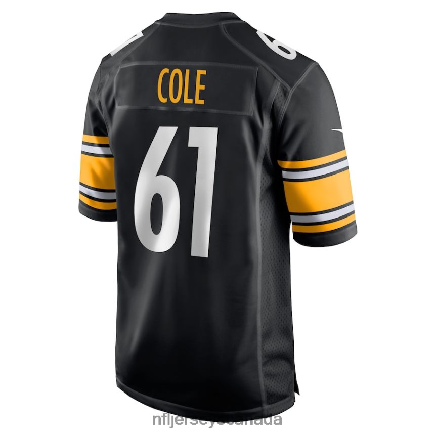 Men Pittsburgh Steelers Mason Cole Nike Black Game Player Jersey Clothing NFL TBXFR66139