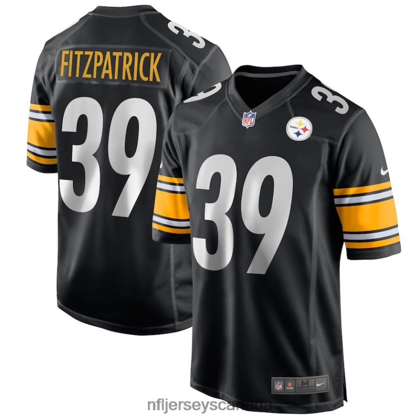 Men Pittsburgh Steelers Minkah Fitzpatrick Nike Black Game Jersey Clothing NFL TBXFR6189
