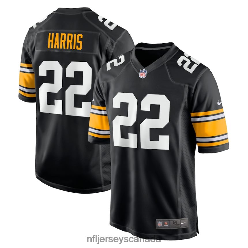Men Pittsburgh Steelers Najee Harris Nike Black Home Player Game Jersey Clothing NFL TBXFR61895
