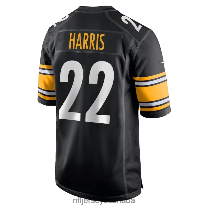 Men Pittsburgh Steelers Najee Harris Nike Black Player Game Jersey Clothing NFL TBXFR62105