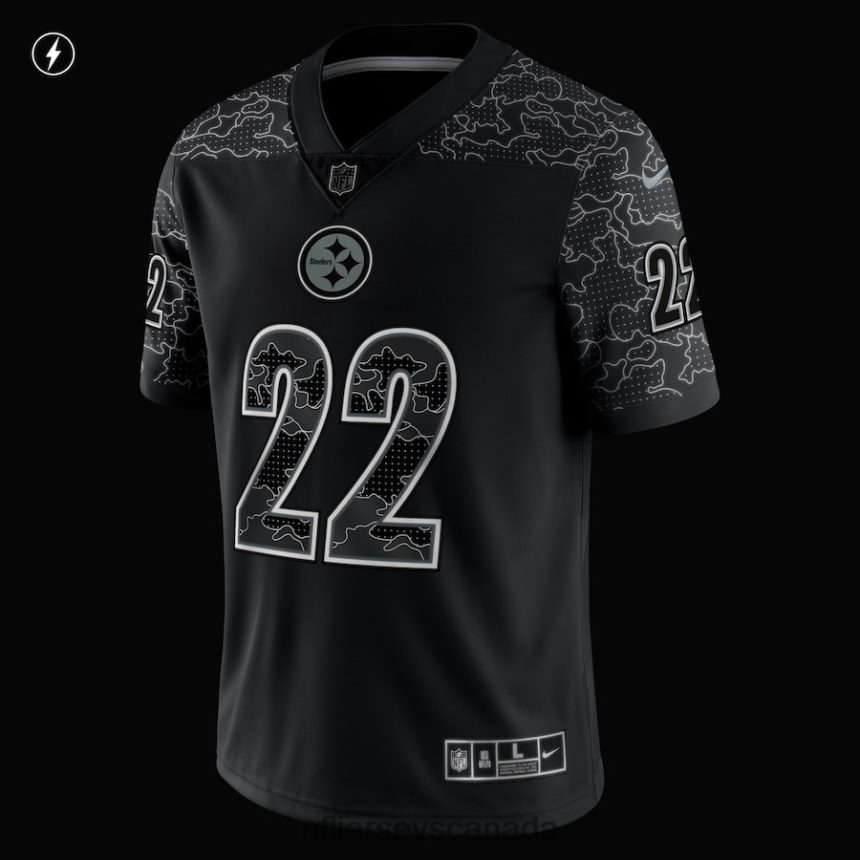Men Pittsburgh Steelers Najee Harris Nike Black RFLCTV Limited Jersey Clothing NFL TBXFR62040
