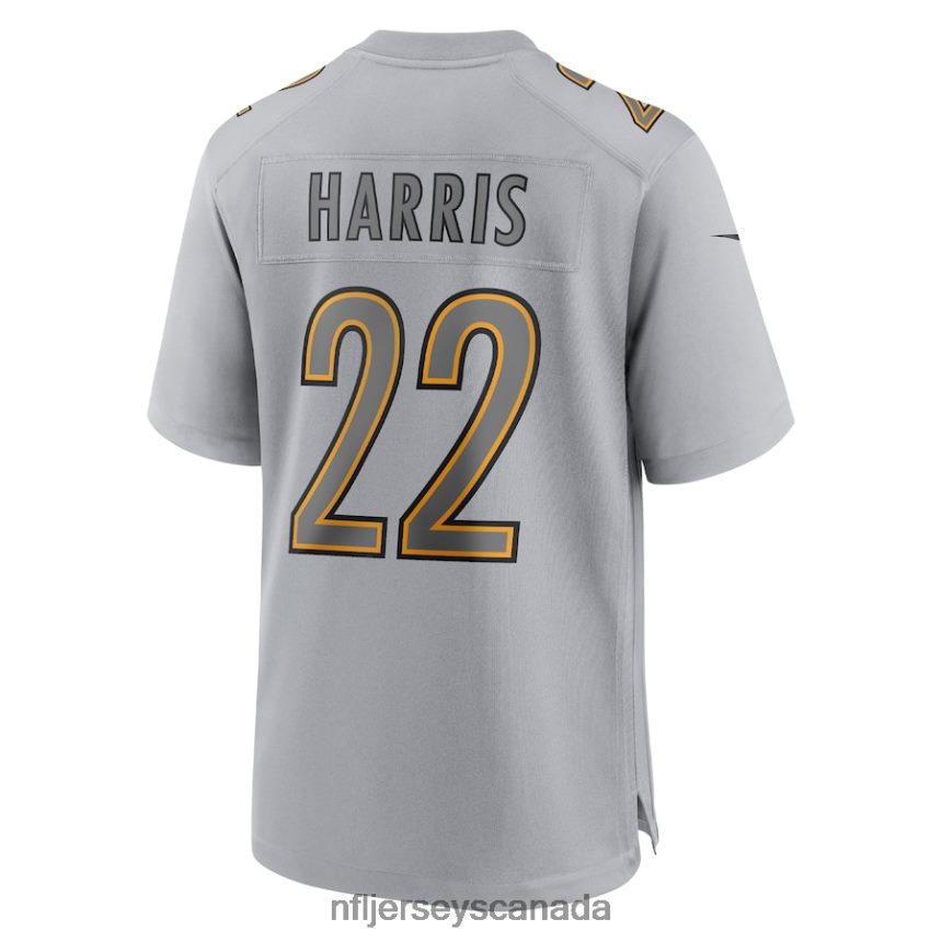 Men Pittsburgh Steelers Najee Harris Nike Gray Atmosphere Fashion Game Jersey Clothing NFL TBXFR61735