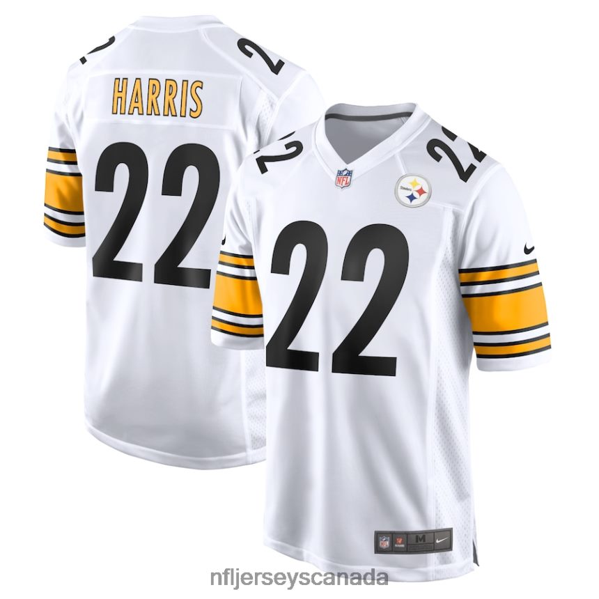 Men Pittsburgh Steelers Najee Harris Nike White Game Jersey Clothing NFL TBXFR61318
