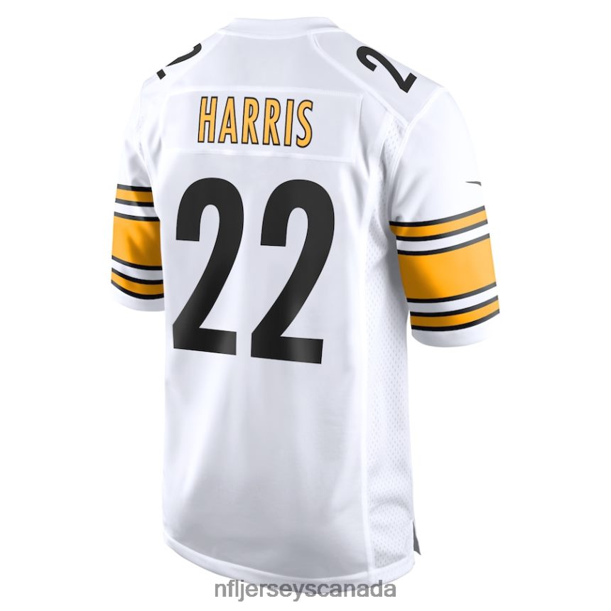Men Pittsburgh Steelers Najee Harris Nike White Game Jersey Clothing NFL TBXFR61318