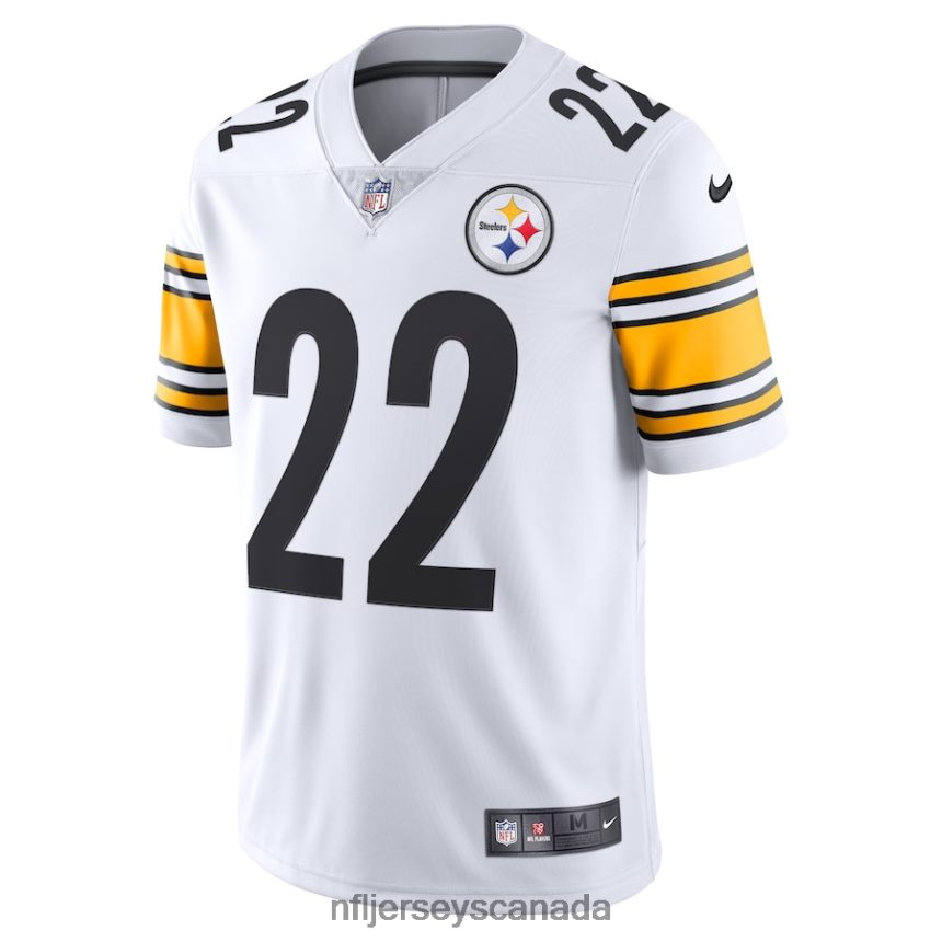Men Pittsburgh Steelers Najee Harris Nike White Vapor Limited Jersey Clothing NFL TBXFR61455