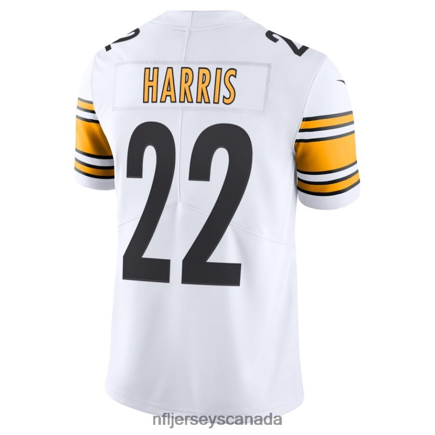 Men Pittsburgh Steelers Najee Harris Nike White Vapor Limited Jersey Clothing NFL TBXFR61455