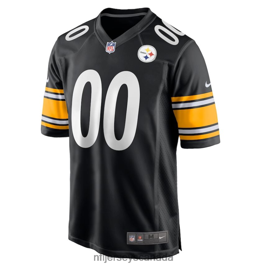 Men Pittsburgh Steelers Nike Black Game Custom Player Jersey Clothing NFL TBXFR61130