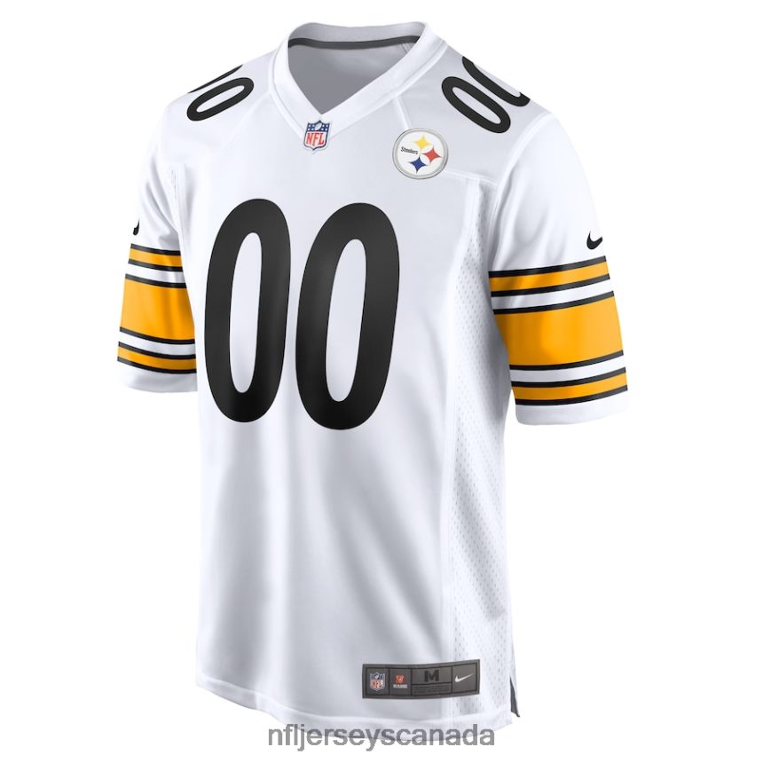 Men Pittsburgh Steelers Nike White Game Custom Jersey Clothing NFL TBXFR6204