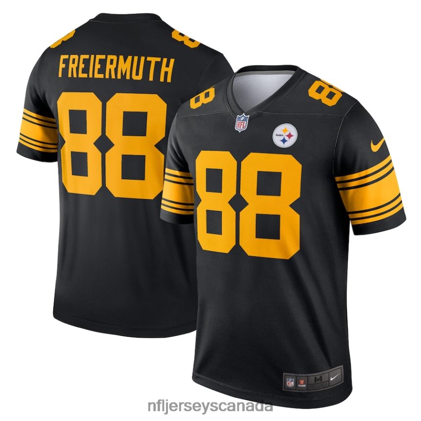 Men Pittsburgh Steelers Pat Freiermuth Nike Black Alternate Legend Jersey Clothing NFL TBXFR62345