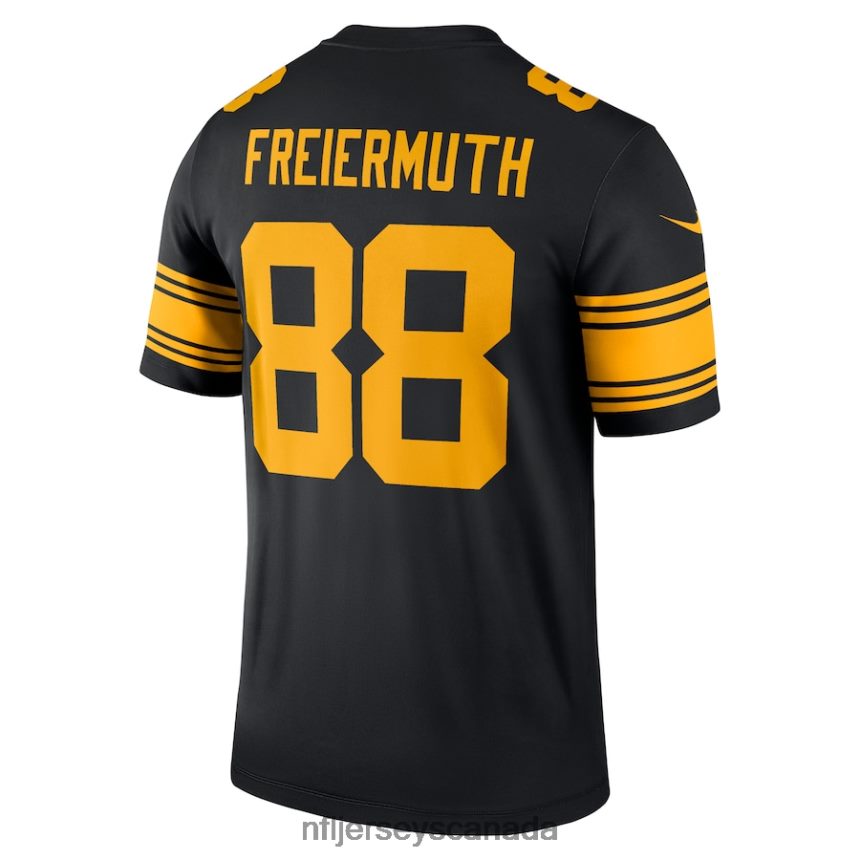 Men Pittsburgh Steelers Pat Freiermuth Nike Black Alternate Legend Jersey Clothing NFL TBXFR62345