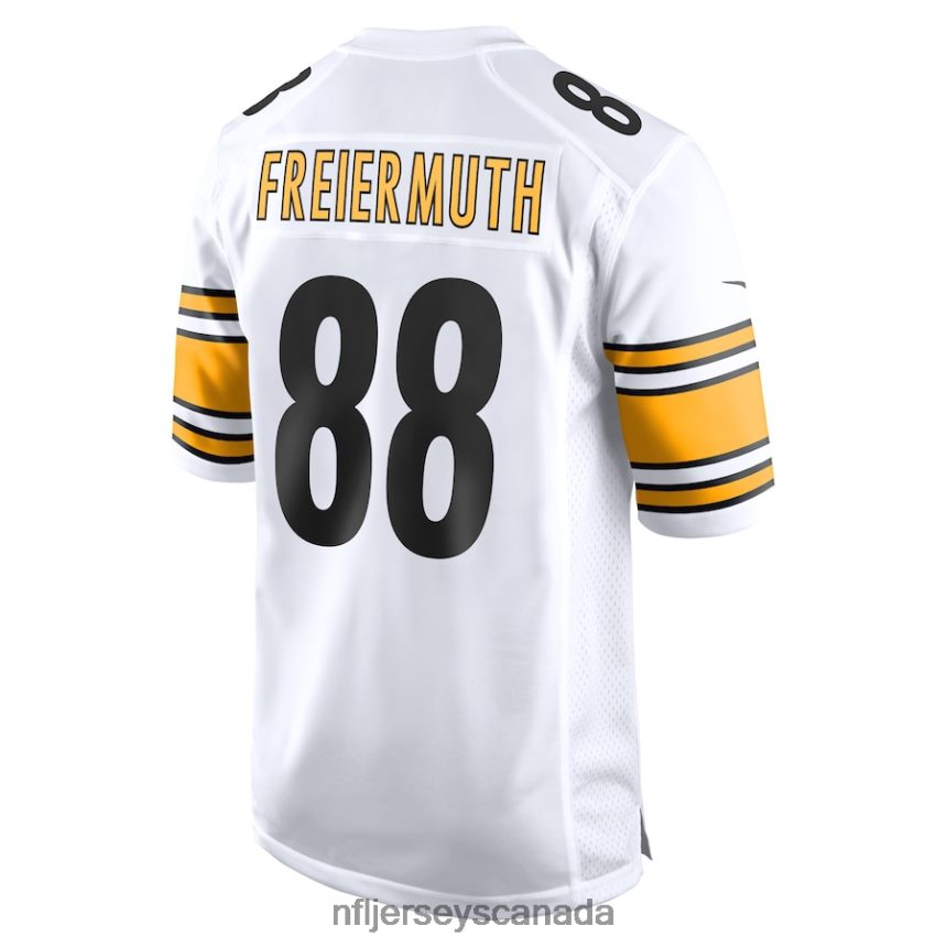 Men Pittsburgh Steelers Pat Freiermuth Nike White Game Player Jersey Clothing NFL TBXFR62839