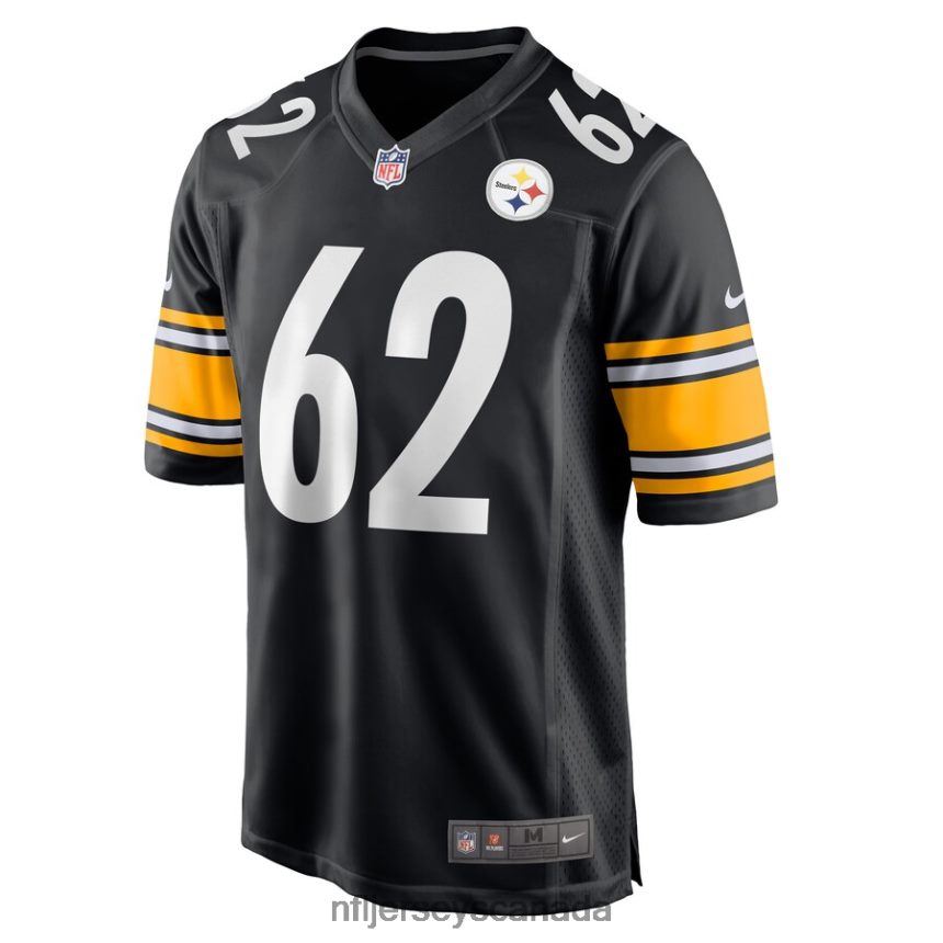 Men Pittsburgh Steelers Ryan McCollum Nike Black Game Player Jersey Clothing NFL TBXFR66148