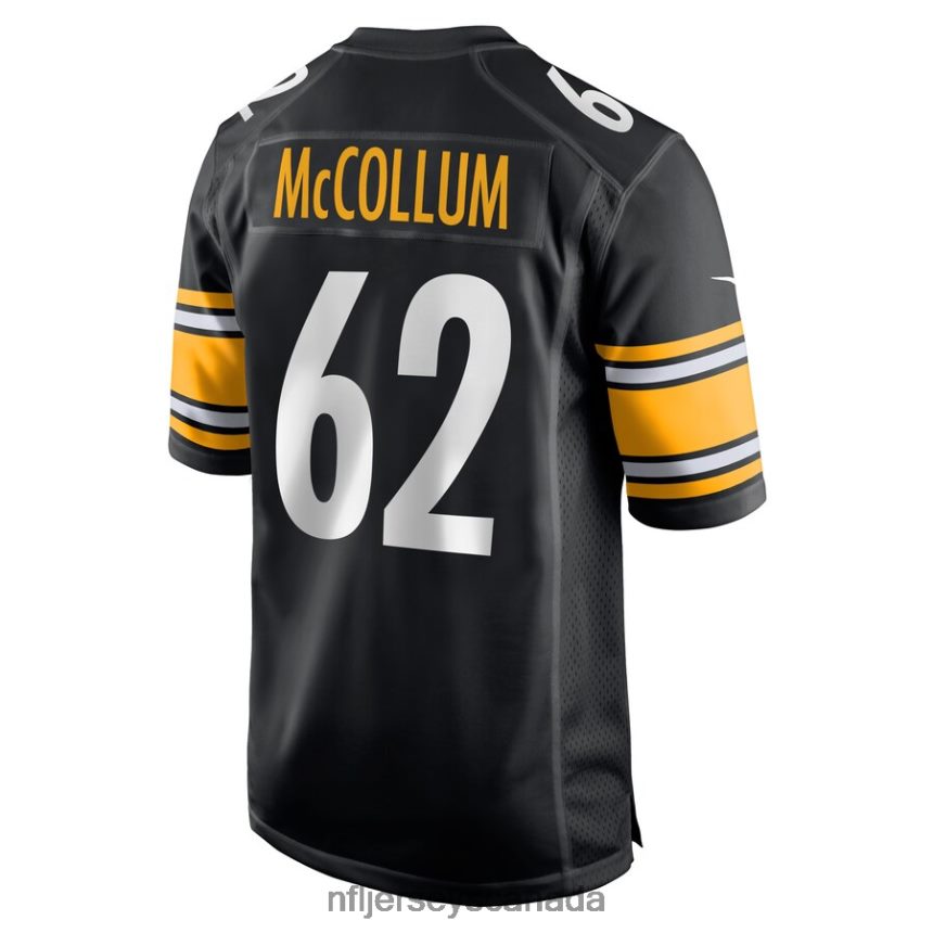 Men Pittsburgh Steelers Ryan McCollum Nike Black Game Player Jersey Clothing NFL TBXFR66148