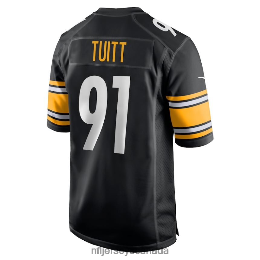 Men Pittsburgh Steelers Stephon Tuitt Nike Black Game Team Jersey Clothing NFL TBXFR63455
