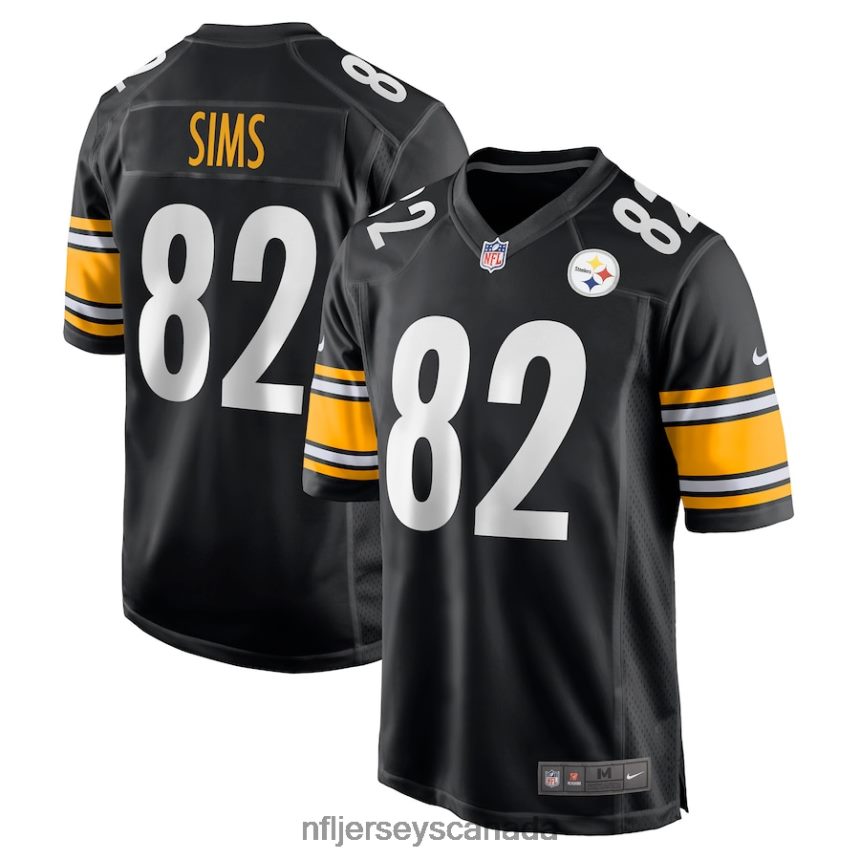 Men Pittsburgh Steelers Steven Sims Nike Black Game Jersey Clothing NFL TBXFR66236