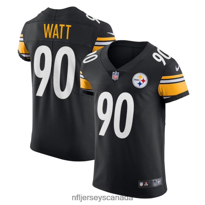Men Pittsburgh Steelers TJ Watt Nike Black Vapor Elite Player Jersey Clothing NFL TBXFR66098
