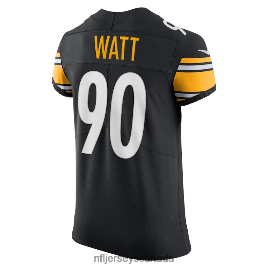 Men Pittsburgh Steelers TJ Watt Nike Black Vapor Elite Player Jersey Clothing NFL TBXFR66098