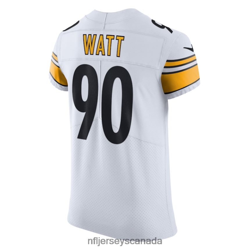 Men Pittsburgh Steelers TJ Watt Nike White Vapor Elite Player Jersey Clothing NFL TBXFR61906