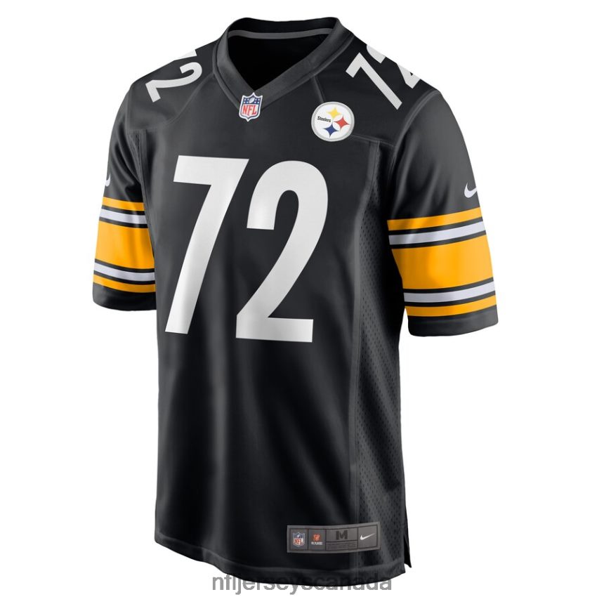 Men Pittsburgh Steelers Trent Scott Nike Black Game Player Jersey Clothing NFL TBXFR66702