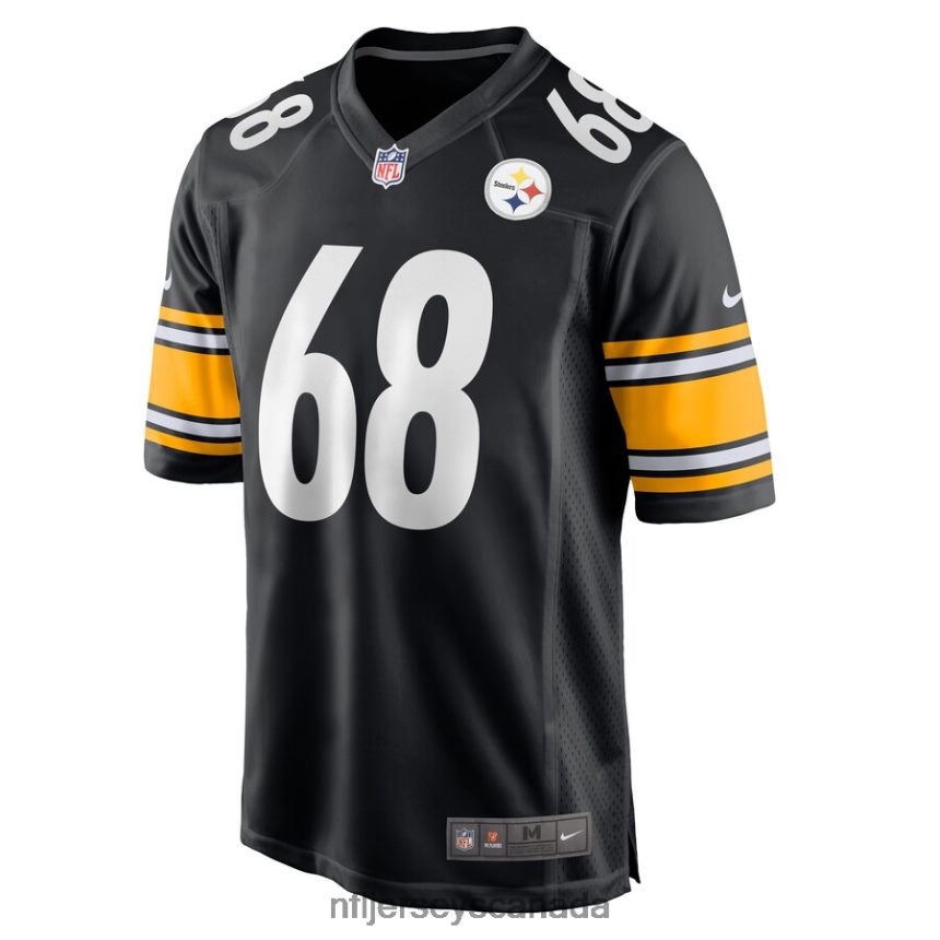 Men Pittsburgh Steelers William Dunkle Nike Black Game Player Jersey Clothing NFL TBXFR66741