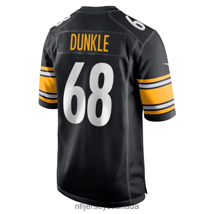 Men Pittsburgh Steelers William Dunkle Nike Black Game Player Jersey Clothing NFL TBXFR66741