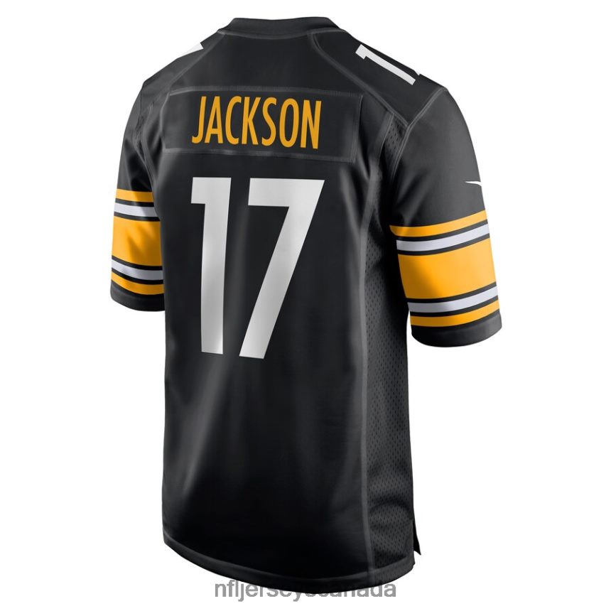 Men Pittsburgh Steelers William Jackson Nike Black Game Player Jersey Clothing NFL TBXFR65786