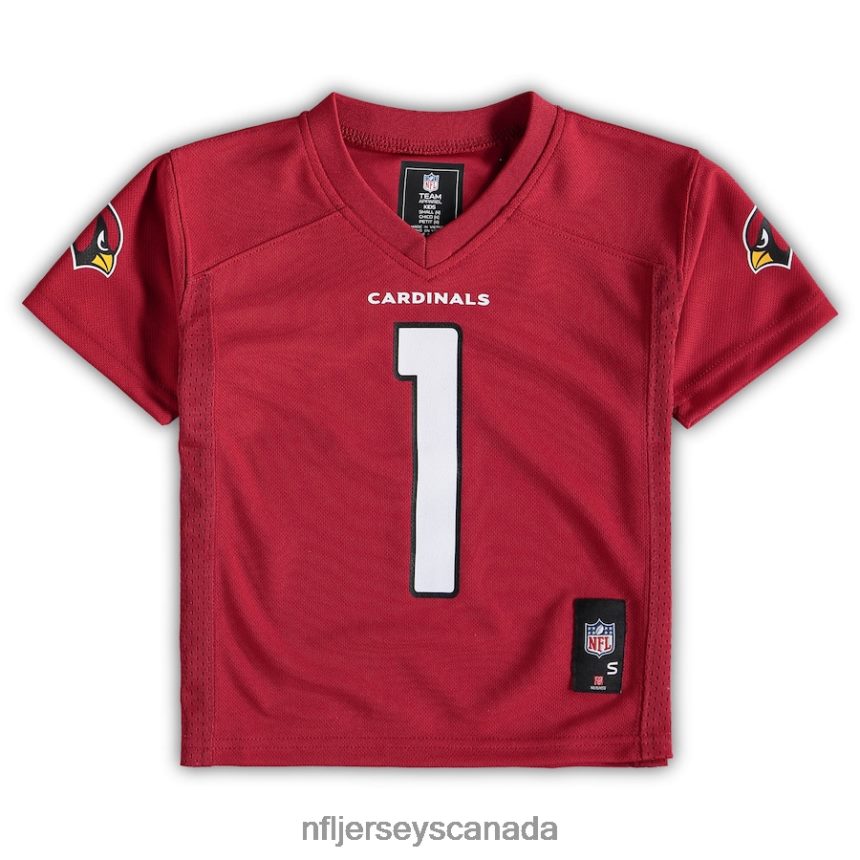 Men Preschool Arizona Cardinals Kyler Murray Cardinal Replica Player Jersey Clothing NFL TBXFR62670
