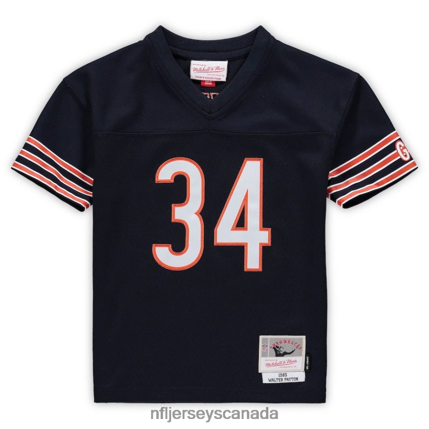 Men Preschool Chicago Bears Walter Payton Mitchell  Ness Navy Retired Legacy Jersey Clothing NFL TBXFR62103