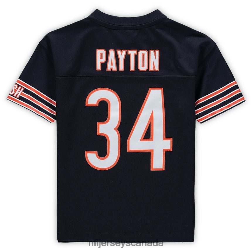 Men Preschool Chicago Bears Walter Payton Mitchell  Ness Navy Retired Legacy Jersey Clothing NFL TBXFR62103