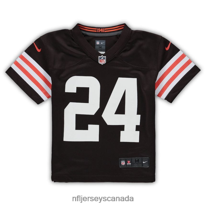 Men Preschool Cleveland Browns Nick Chubb Nike Brown Game Jersey Clothing NFL TBXFR63194