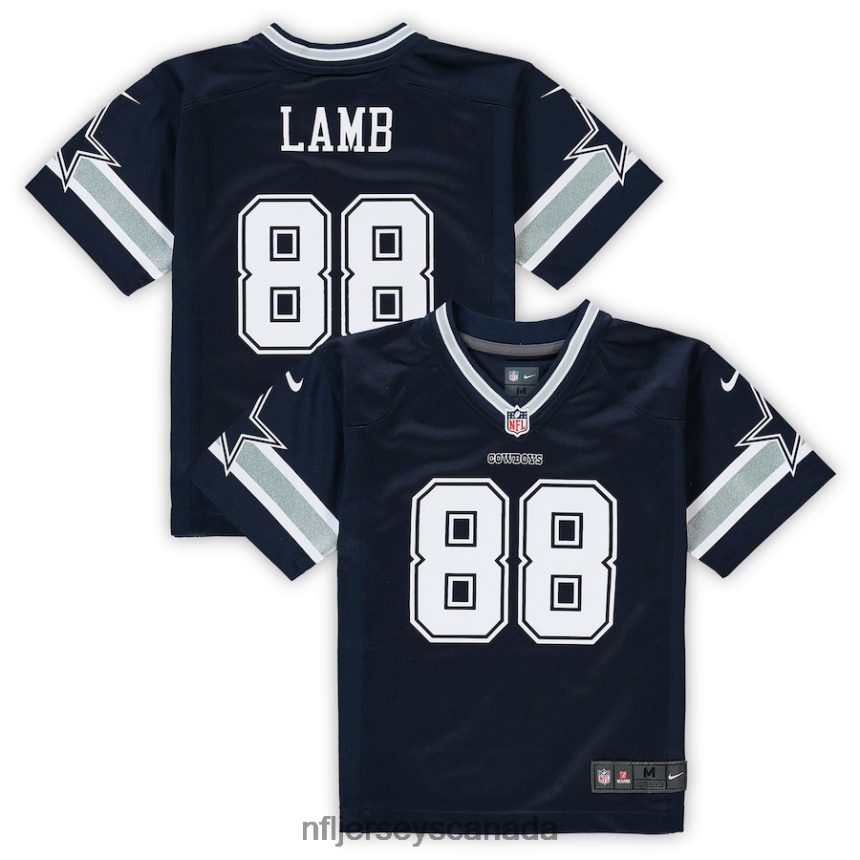 Men Preschool Dallas Cowboys CeeDee Lamb Nike Navy Game Jersey Clothing NFL TBXFR6483