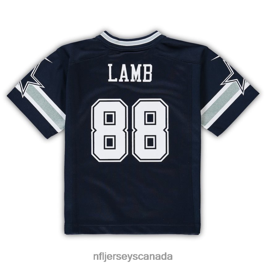 Men Preschool Dallas Cowboys CeeDee Lamb Nike Navy Game Jersey Clothing NFL TBXFR6483