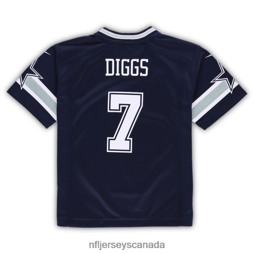 Men Preschool Dallas Cowboys Trevon Diggs Nike Navy Game Jersey Clothing NFL TBXFR61085