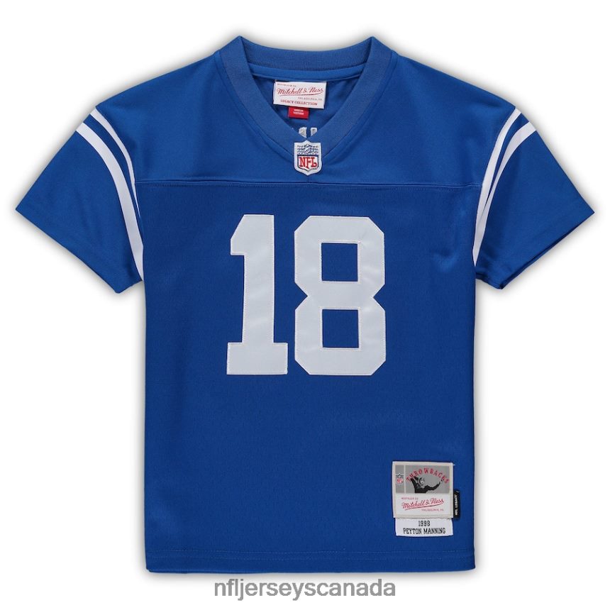 Men Preschool Indianapolis Colts Peyton Manning Mitchell  Ness Royal Retired Legacy Jersey Clothing NFL TBXFR62089