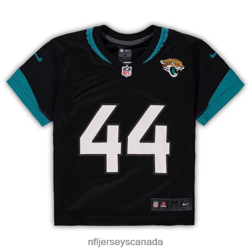 Men Preschool Jacksonville Jaguars Travon Walker Nike Black Game Jersey Clothing NFL TBXFR61952