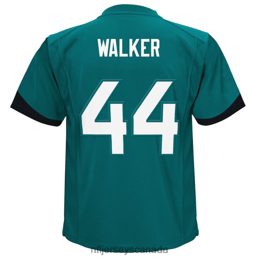Men Preschool Jacksonville Jaguars Travon Walker Nike Teal Game Jersey Clothing NFL TBXFR62697
