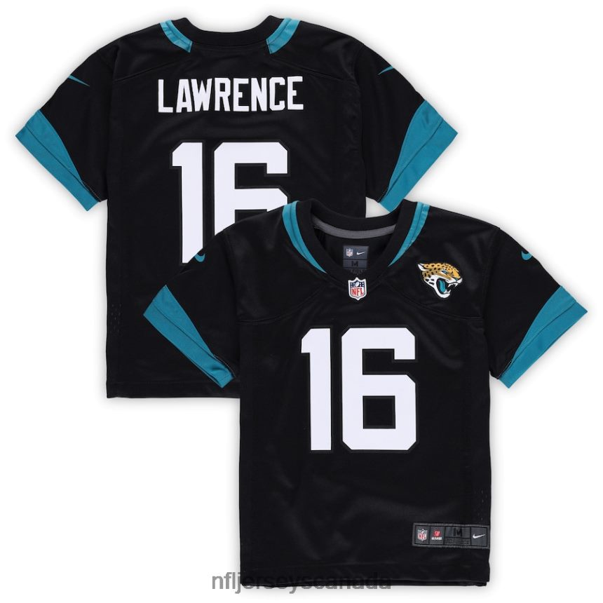 Men Preschool Jacksonville Jaguars Trevor Lawrence Nike Black Game Jersey Clothing NFL TBXFR61226