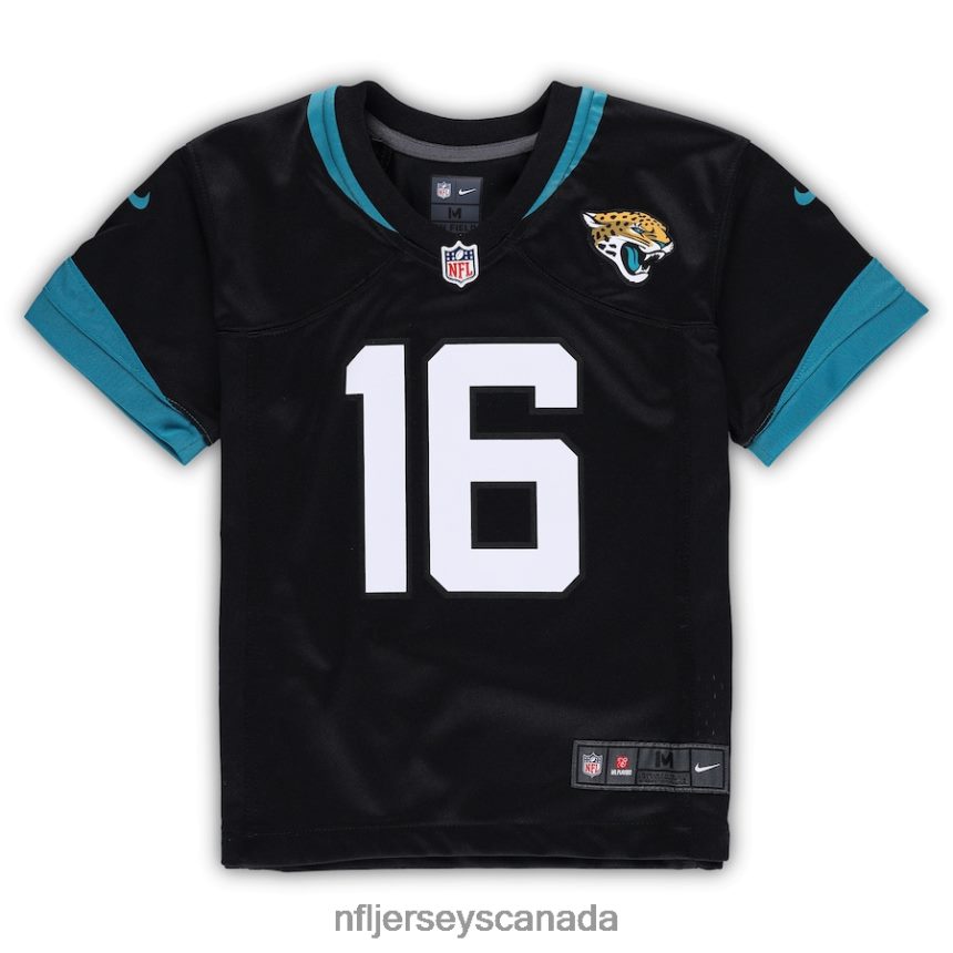 Men Preschool Jacksonville Jaguars Trevor Lawrence Nike Black Game Jersey Clothing NFL TBXFR61226