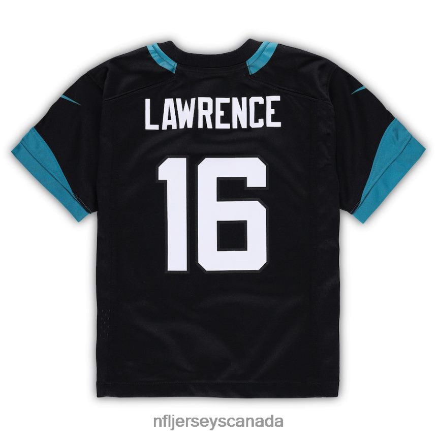 Men Preschool Jacksonville Jaguars Trevor Lawrence Nike Black Game Jersey Clothing NFL TBXFR61226